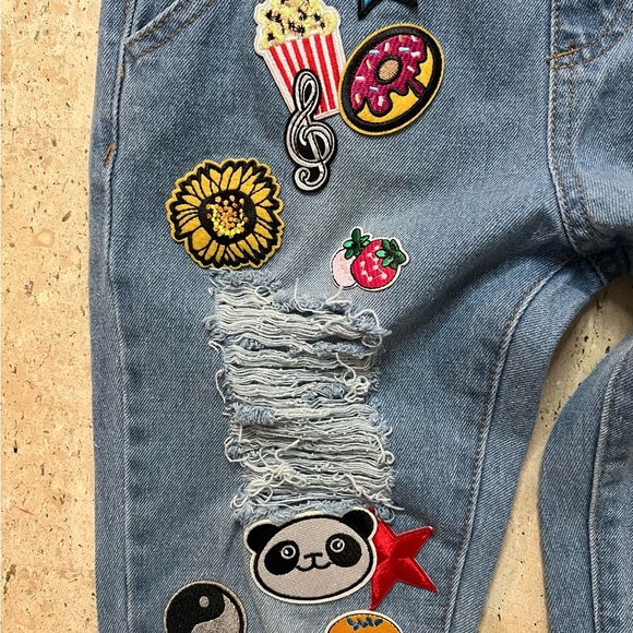 Curtain Call Costume Girl’s Medium (9-10) Patched Overalls - Picture 9 of 9